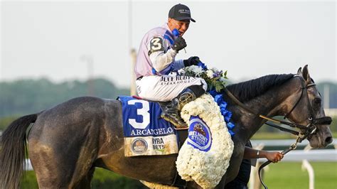 belmont stakes finish order|Belmont Stakes 2023: Arcangelo, trainer Jena M..
